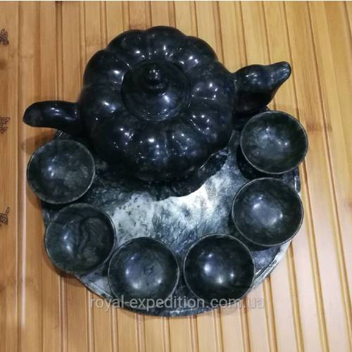 Нефритовый чайный набор  (140031), рис. 0