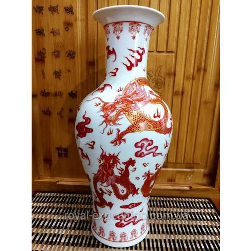 Фарфорова ваза з драконами (170024), рис. 0