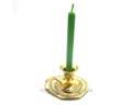 Зелена свічка з натурального бджолиного воску 1 см/10 см (031038), прев. 2