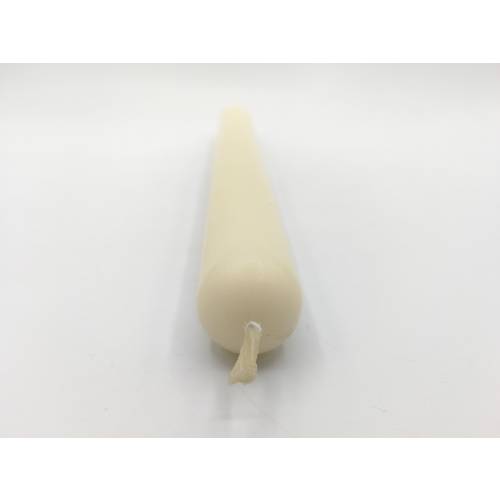 Біла свічка з натурального висвітленого бджолиного воску 2 см/20 см (031053), рис. 0