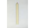 Белая свеча из натурального высветленного пчелиного воска 2 см/20 см (031053), прев. 1