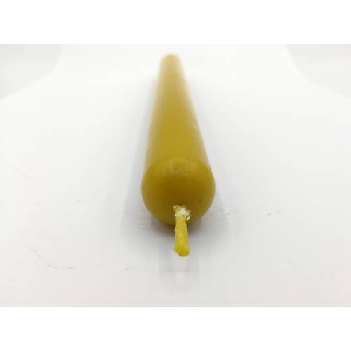 Жёлтая свеча из натурального пчелиного воска 2 см/20 см (031055), рис. 0