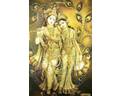 Картина Радга Крішна золотого кольору (110006), прев. 0