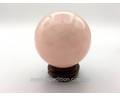 Куля з рожевого кварцу в асортименті (135019), прев. 0