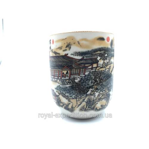 Китайская традиционная чашка с городским пейзажем (140009), рис. 0